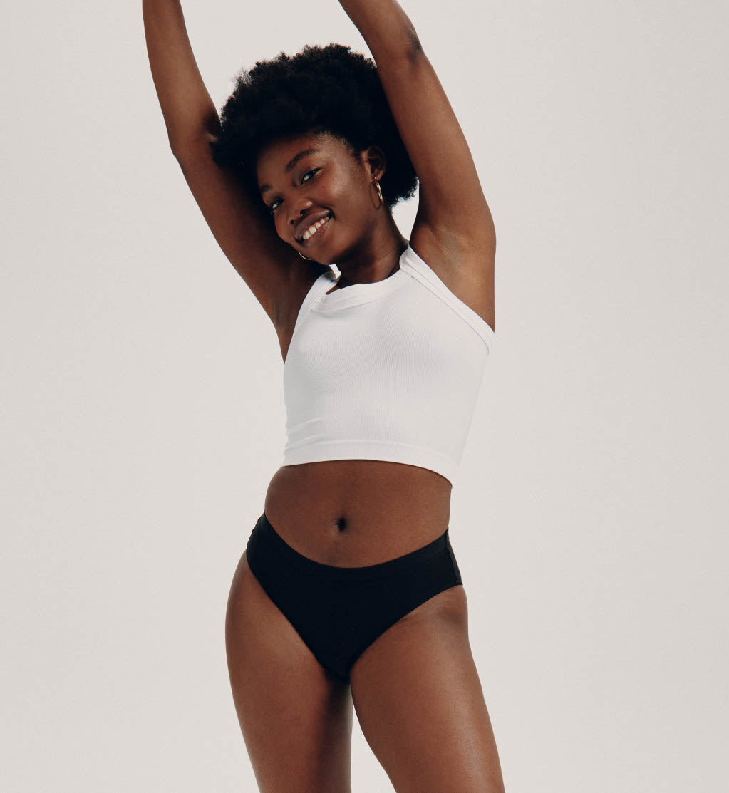 Buy the Cotton Modal Super Leakproof Bikini - Leakproof Bikinis for Teens |  KT by Knix - Knixteen