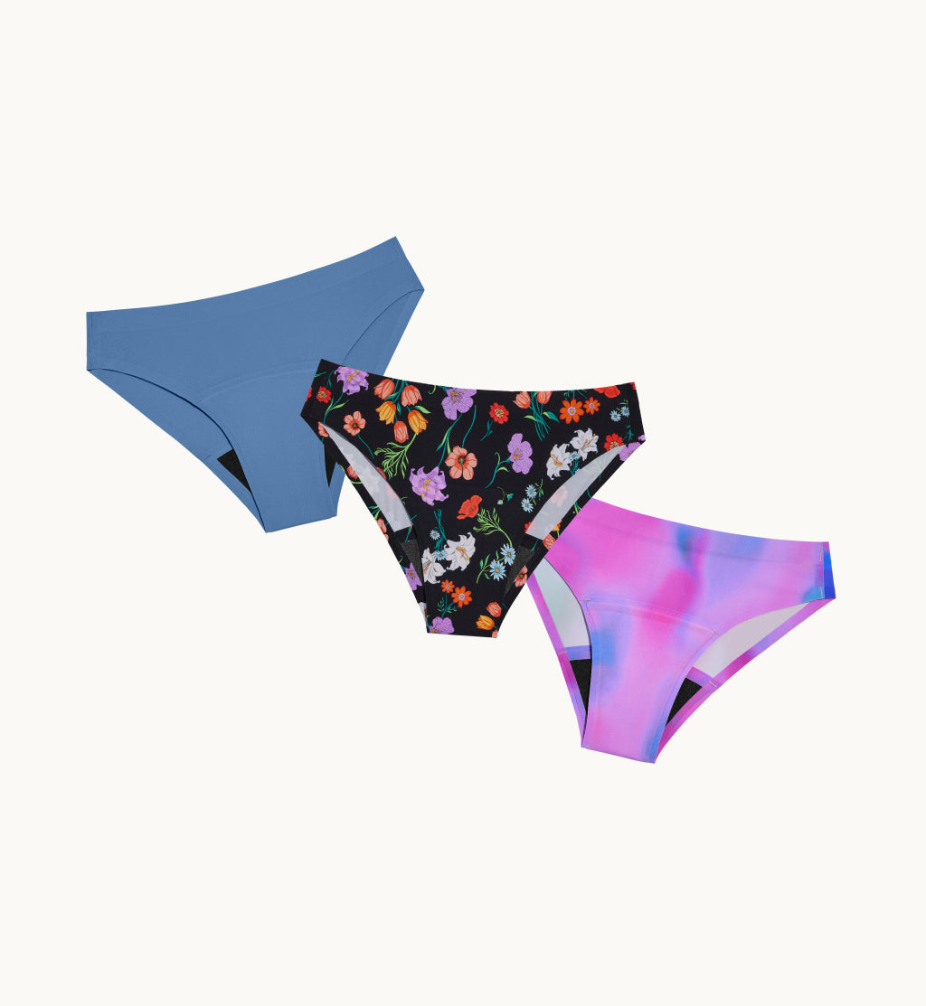 Knix Women's Super Absorbency Leakproof Bikini Lot Of 2 Underwear